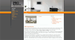 Desktop Screenshot of pbo-ejendomme.dk