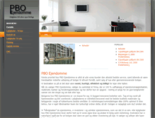 Tablet Screenshot of pbo-ejendomme.dk
